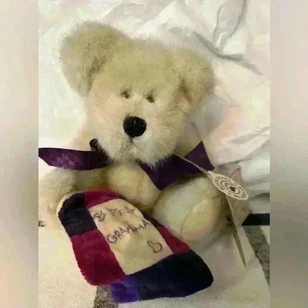 BOYD'S Bear‎ Plush Bestest Grandma  With Quilt & Tags, Stuffed Animal